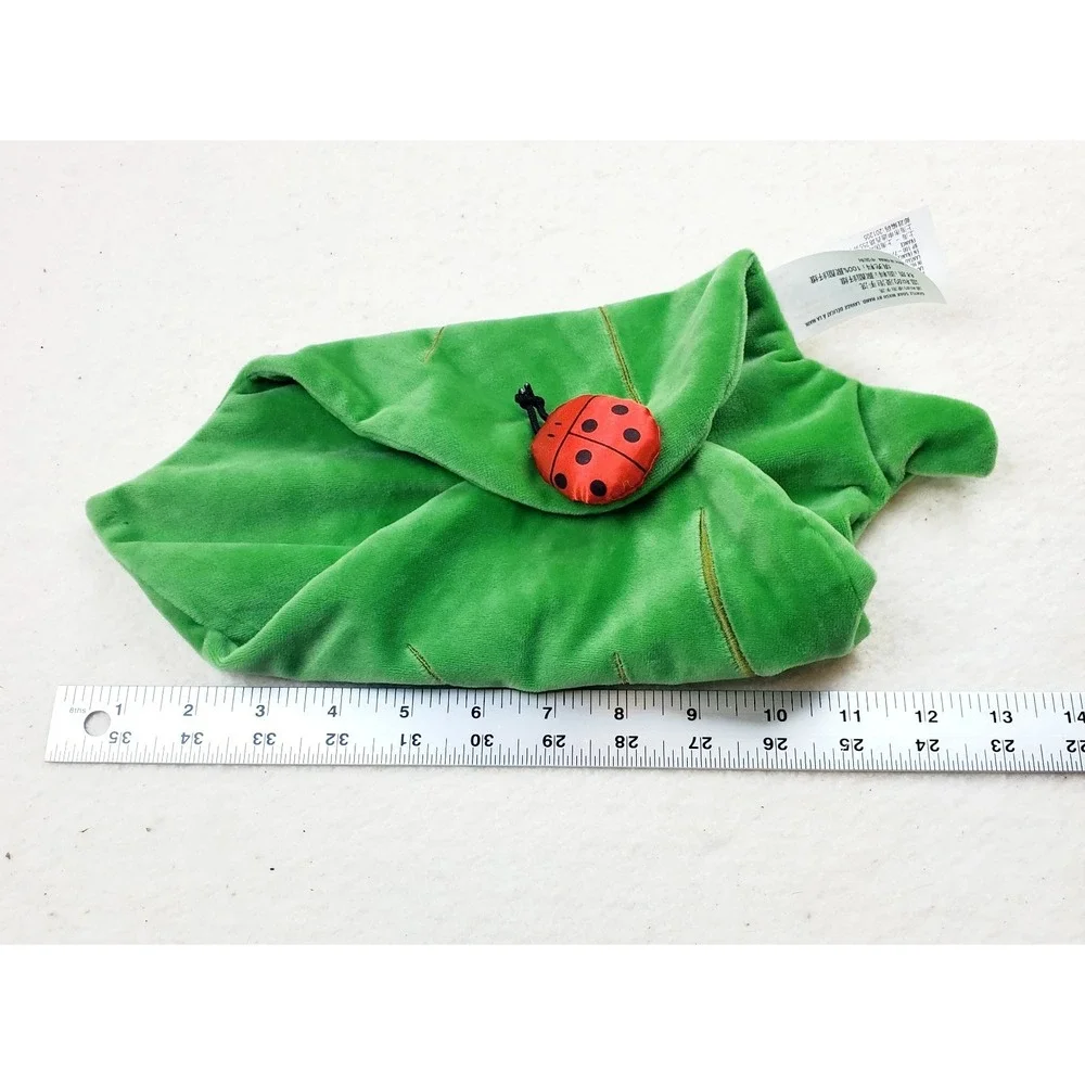 Disney Parks Baby Stuffed Animal Plush Toy Leaf Wrap Blanket ONLY Ladybug